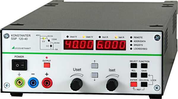 SSP 120 ... 320 Programmable Laboratory Power Supplies with Load-Independent Response Time